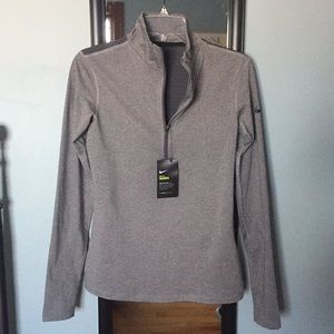 Gray Nike Dri-Fit pullover